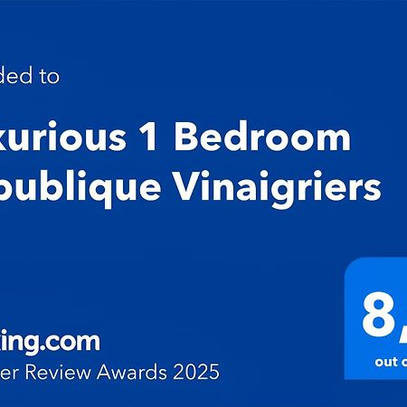 Luxurious 1 Bedroom Republique Vinaigriers Free Netflix Paris Dış mekan fotoğraf