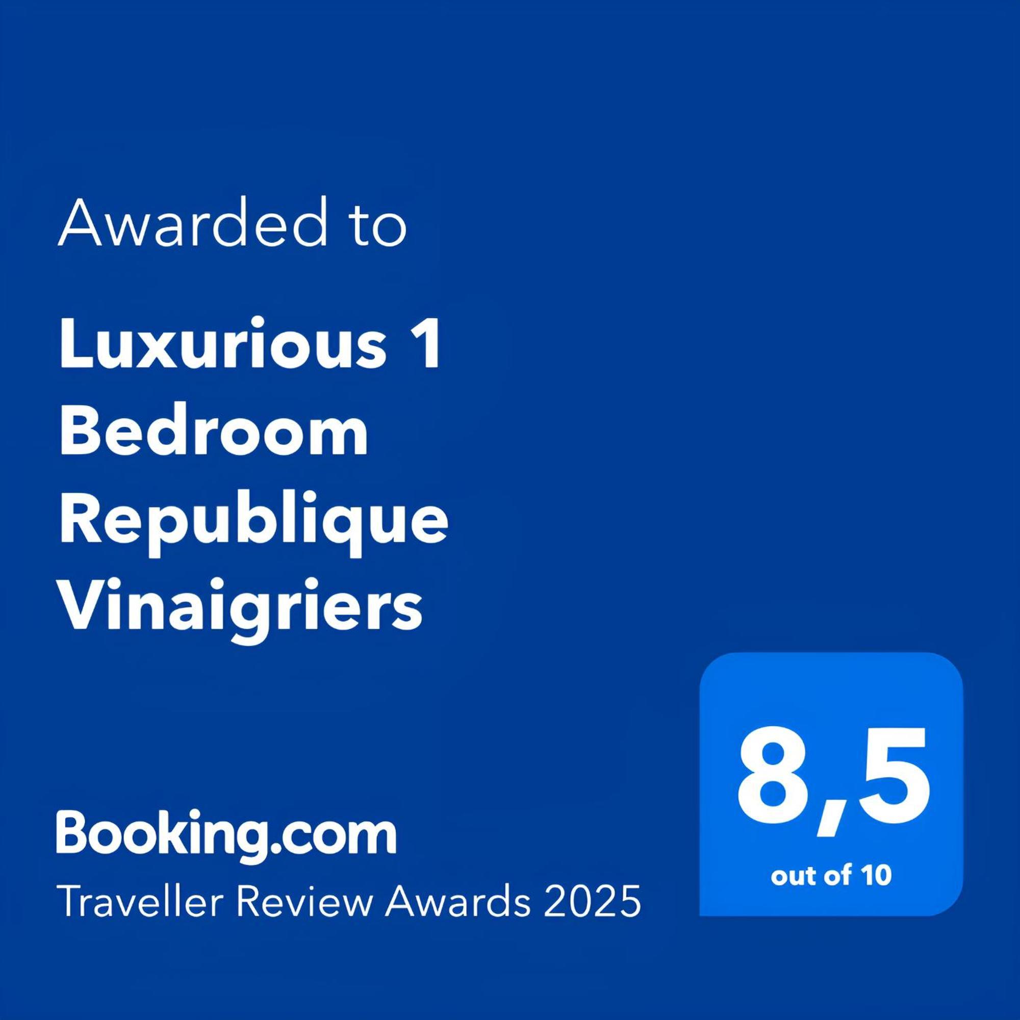 Luxurious 1 Bedroom Republique Vinaigriers Free Netflix Paris Dış mekan fotoğraf